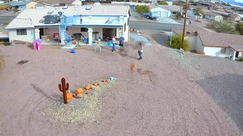 Luke's new flamethrower