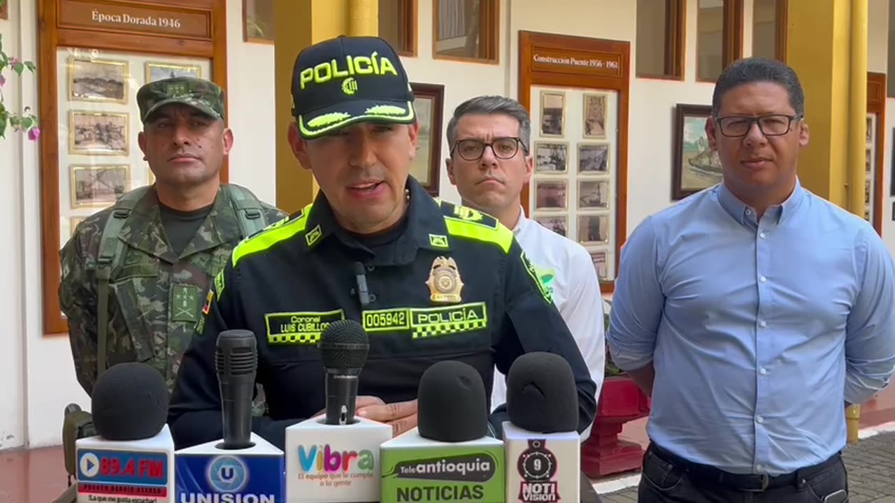 Declaraciones consejo de seguridad en Puerto Berrío