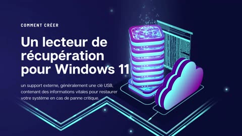 comment crée un lecteur de récupération sous Windows 11
