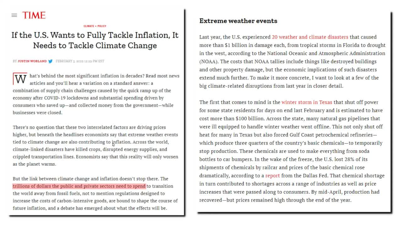 Climate Cost Benefit Analysis