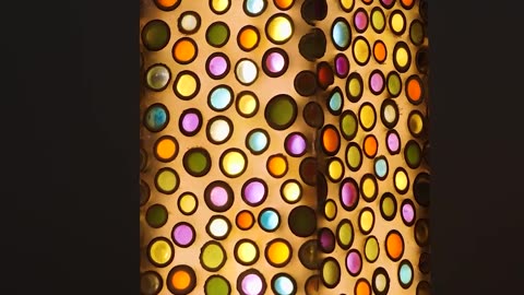 Filling Bamboo with colors to glow in the dark