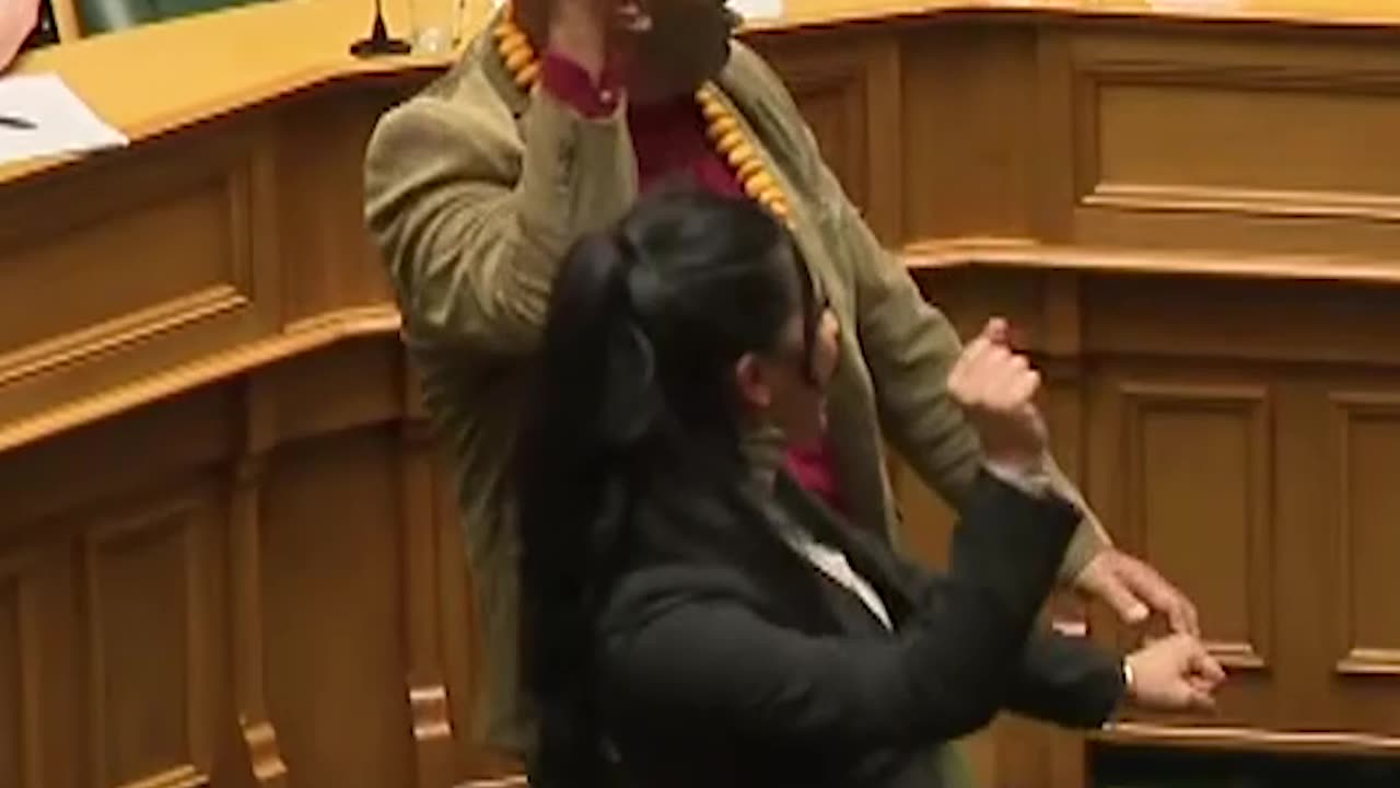 Parliament suspended as Māori MPs perform haka joined by public gallery