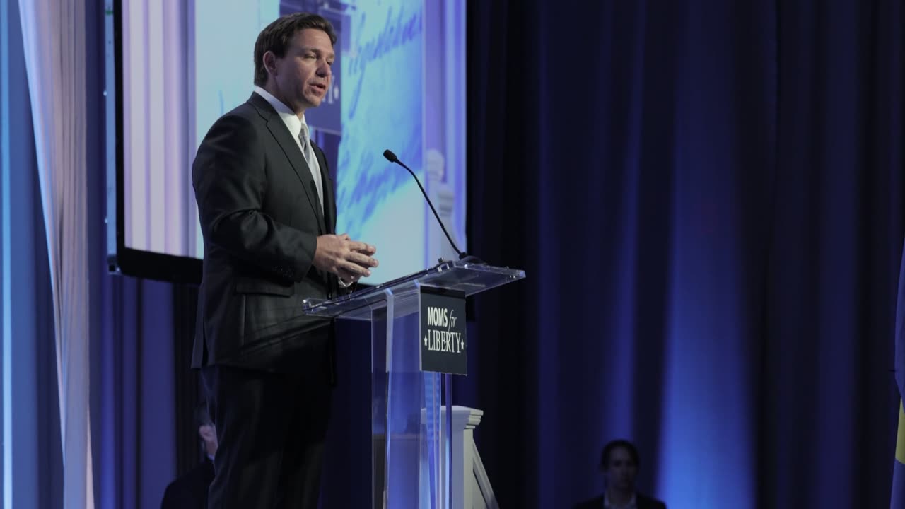 Ron DeSantis at Moms for Liberty