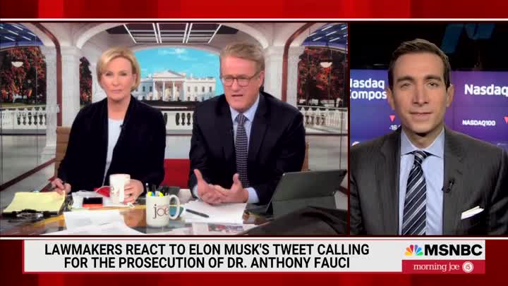 Scarborough Compares Elon Musk To Vladimir Putin Following Call To 'Prosecute Fauci'