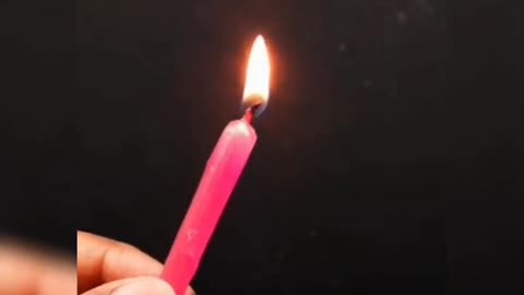 A simple and effective experiment with a candle and paper
