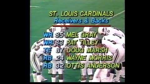 1980-09-21 St. Louis Cardinals vs Detroit Lions