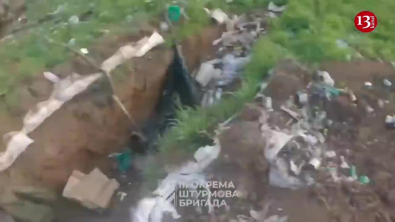 The corpse of the Russians in the grassland - the clearing of the invaders near Bakhmut