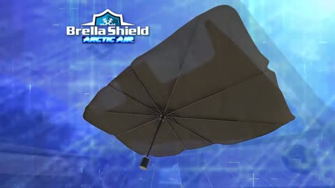 Adjustable Car Windshield Sun Shade Umbrella