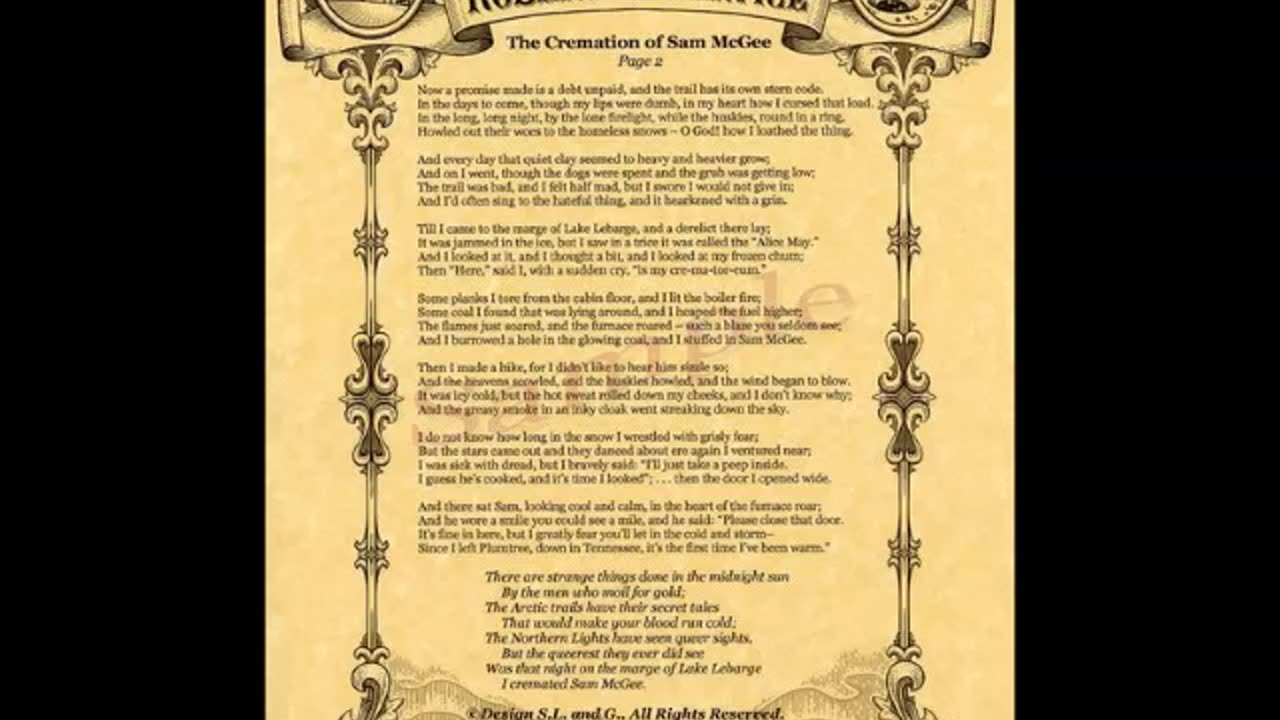 The Cremation of Sam Magee by Robert Service