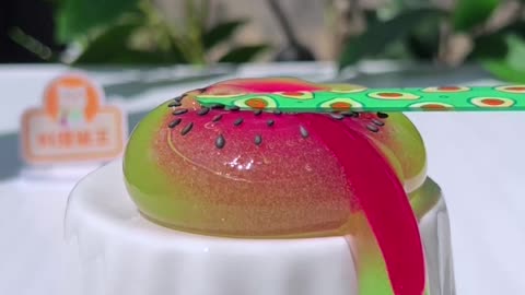 Juicy Michelin Longyin Watermelon🍉 #chefcat #catsofrumble #tiktok #Shorts
