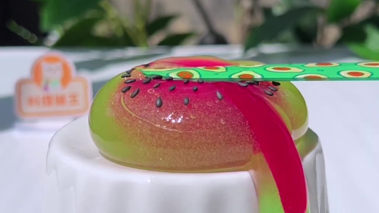 Juicy Michelin Longyin Watermelon🍉 #chefcat #catsofrumble #tiktok #Shorts