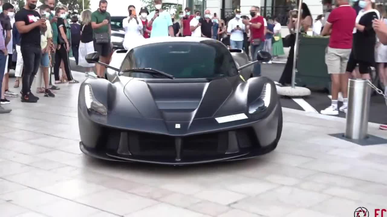 Super running ceiling! Collection of sports cars. Car sharing