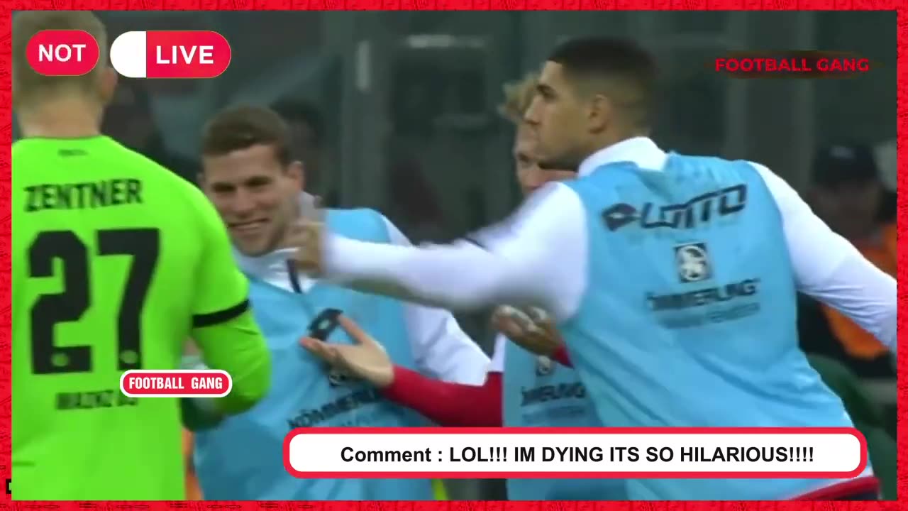 Comrdy Moments In football 2023