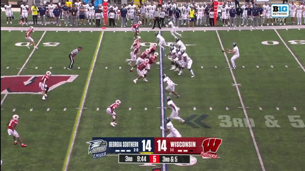 Wisconsin vs Georgia Southern Highlights | College Football Week 3 | 2023 College Football