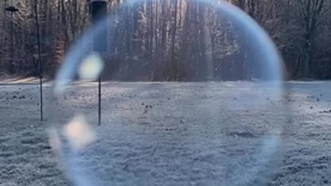 Beautiful transformation and creativity with a bubble and temperatures