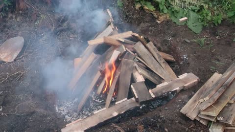 Pitfiring earthenware