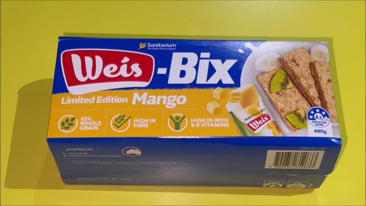 Weis Bix Limited Edition Mango Product vs Packshot