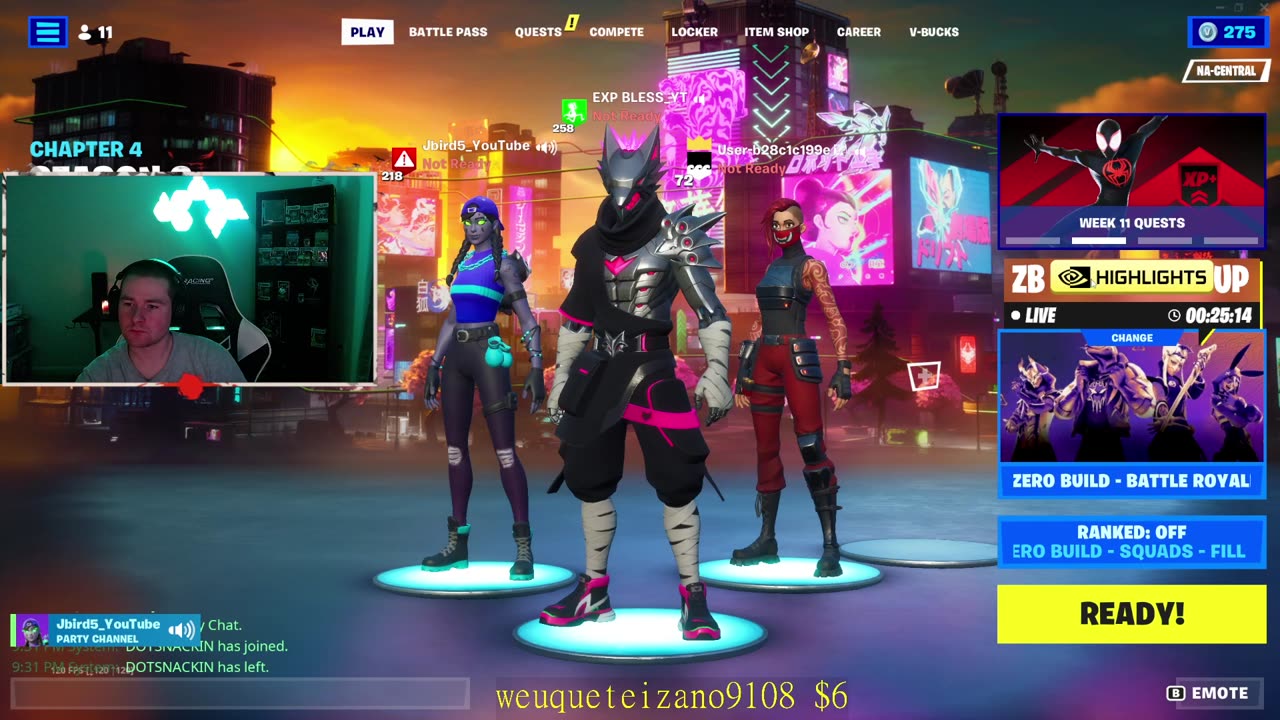 Gaming All Night! Join Up And Say Hello.