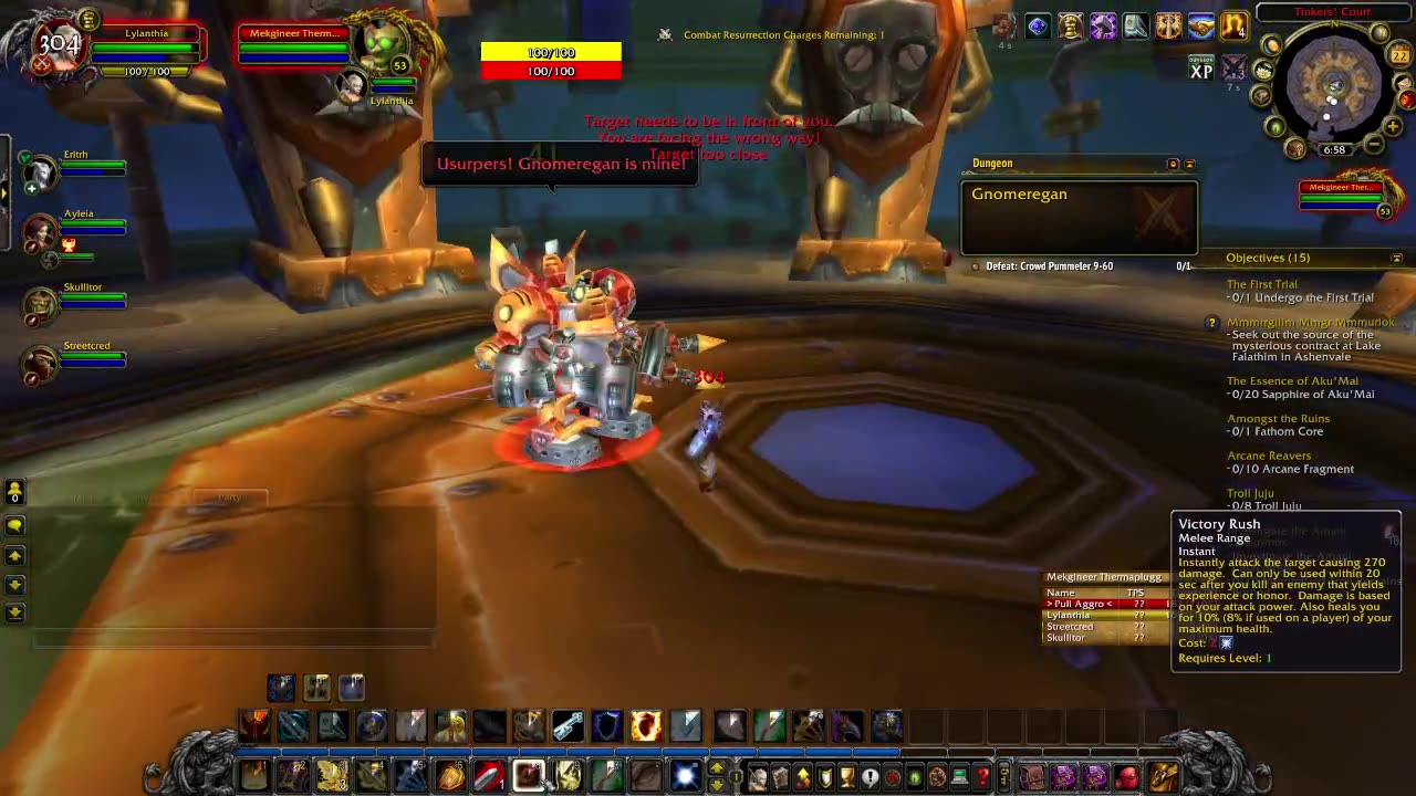 WoW Ascension Random Dungeon Hoplite Tank POV