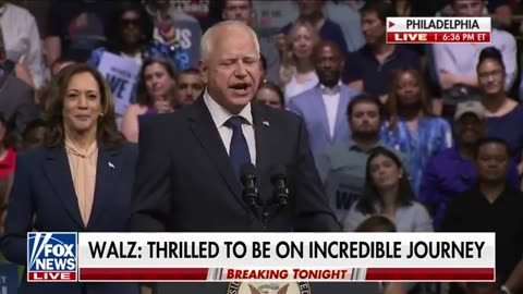 ‘CHAOS AND DIVISION’: Kamala Harris’ running mate takes shots at Trump