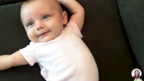 TOO CUTE! Cute And Funny Baby Laughing Hysterically Compilation -- Funny Moment
