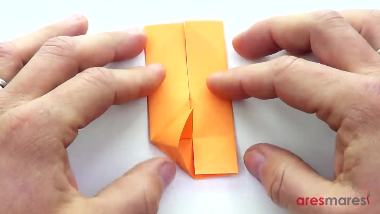 Making Bunny origami: Step by step
