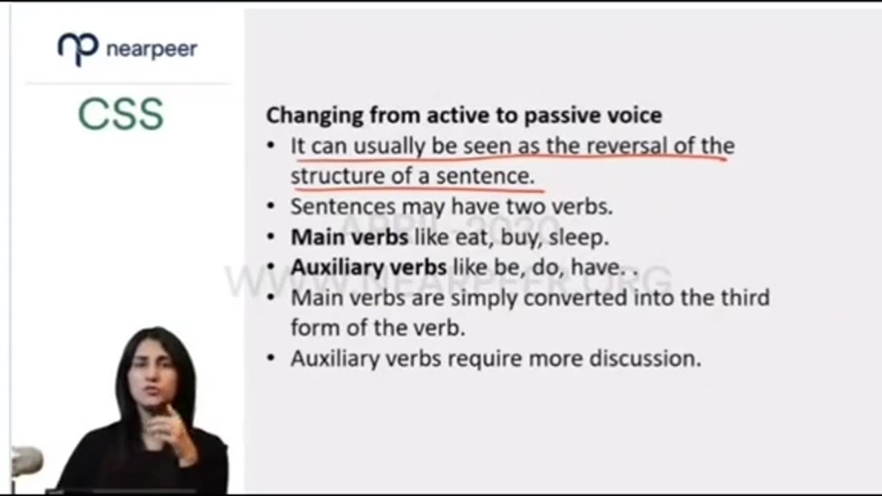 Active and passive voice