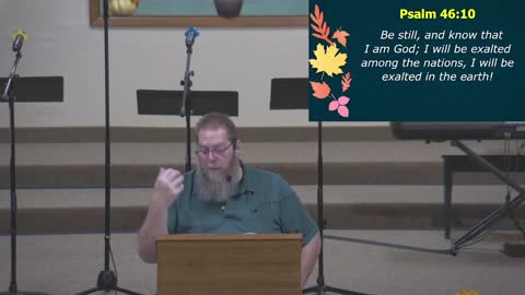 Sunday Service at Moose Creek Baptist Church 11-13-2022