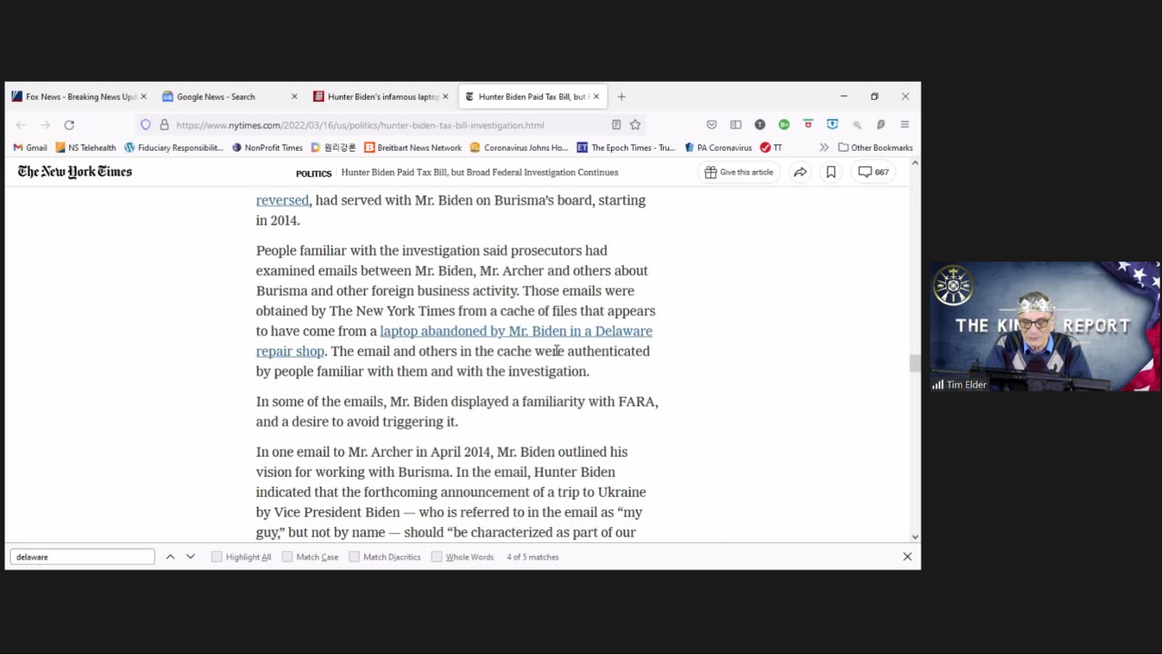 The King's Report 03/18/2022