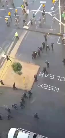 Meanwhile in Australia, VKS Pepper Ball Firearms are being used by cops to unarmed civilians