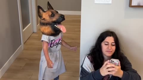Funny prank video on mum
