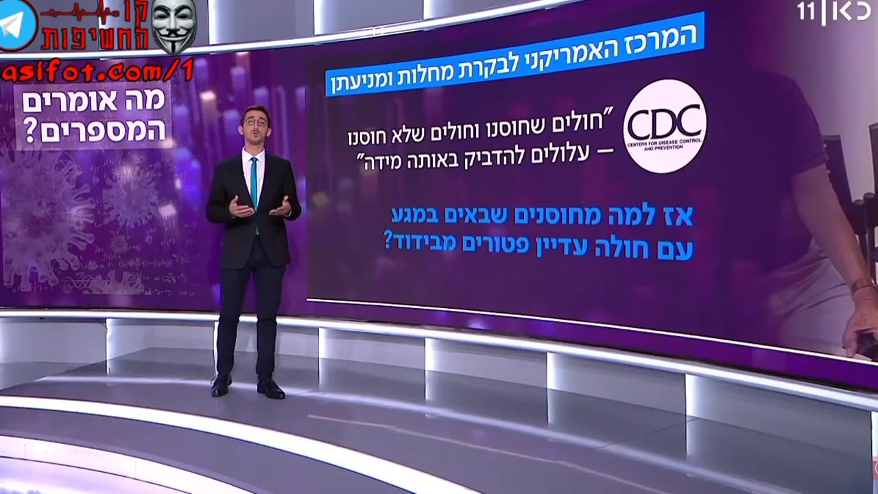 "אין כמעט הבדל מבחינת הסיכוי לחלות או להדבק אם אתה מחוסן או לא מחוסן"