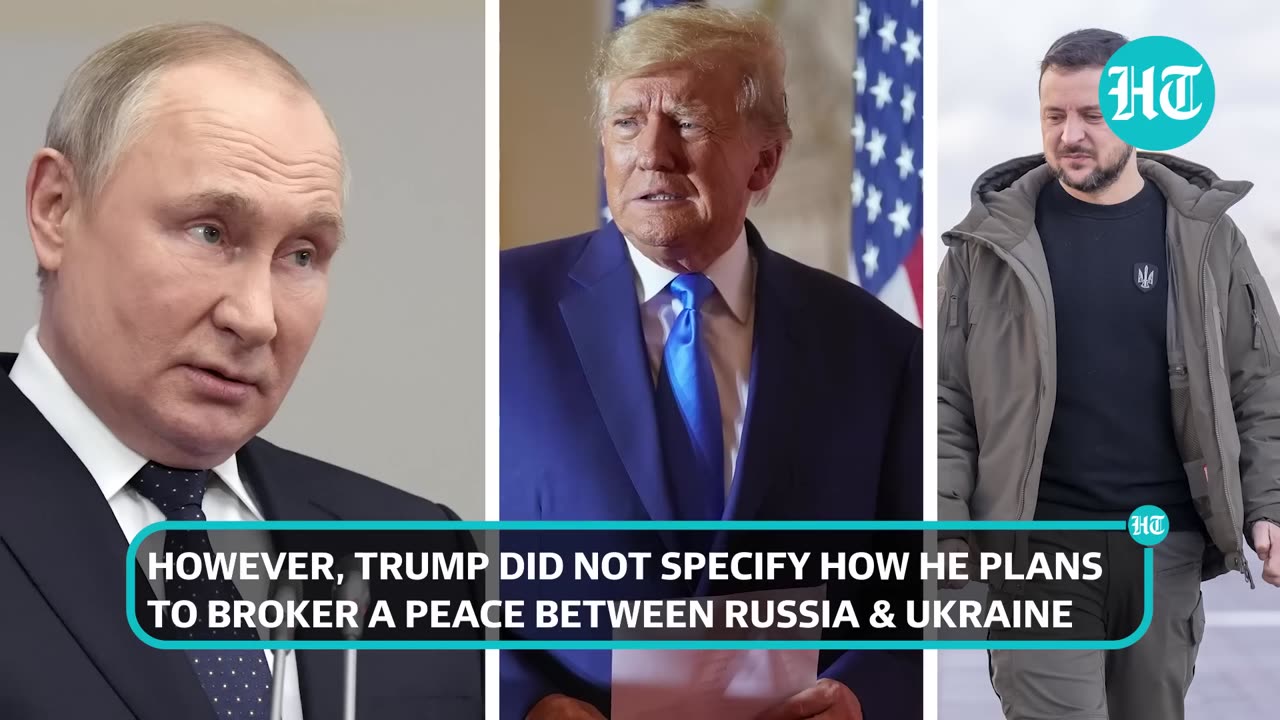 Trump ‘guarantees’ to end Ukraine war within a day; ‘Will tell Putin and Zelensky…’ | Watch