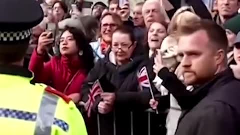 The King and Queen egging attempt on Wednesday narrowly missed an