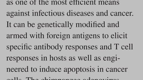 Chimpanzee virus in the Vaccine AstraZeneca