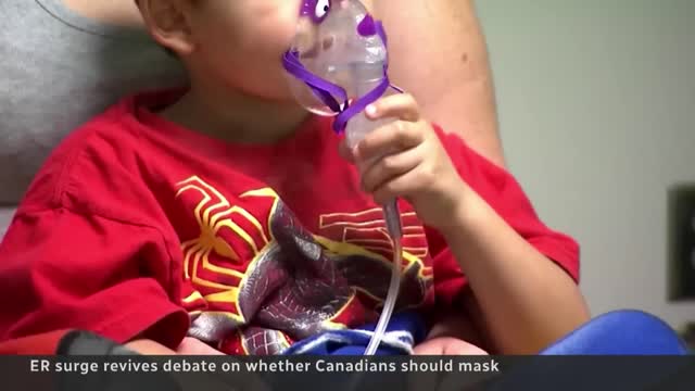 Respiratory illness surge revives debate over masking indoors