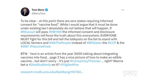 WATCH American farmers to begin injecting livestock with mRNA shots