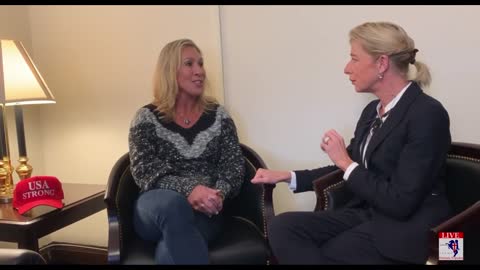 Katie Hopkins Interviewing Marjorie Taylor Greene