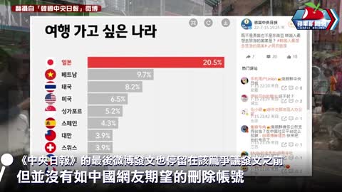 台灣配國旗！韓媒一張圖震碎玻璃心 中國人怒「放肆到微博」 _ 台灣新聞 Taiwan 蘋果新聞網