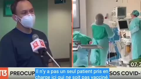 Écoutez bien ce docteur. Tous les patients SONT vaccinés Covid 19 plandémie Coronavirus