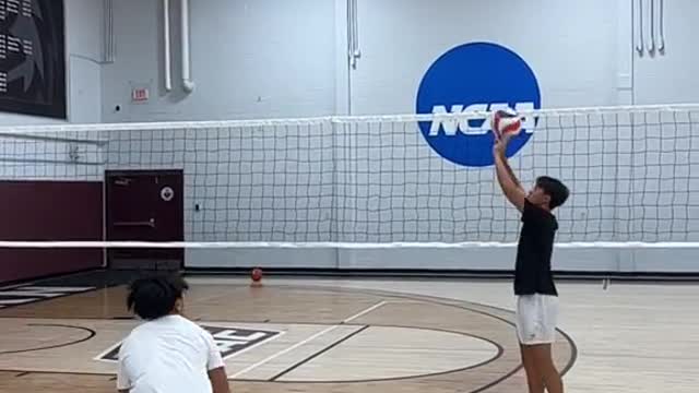 When you get a chance to hit on a women's net