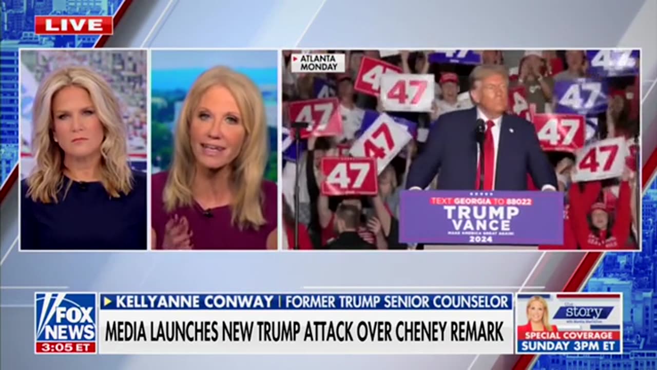 Kellyanne Conway Blasts Kamala Harris’ Reaction to Trump-Cheney Remark