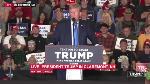 President Trump in Claremont, NH Nov 11, 2023
