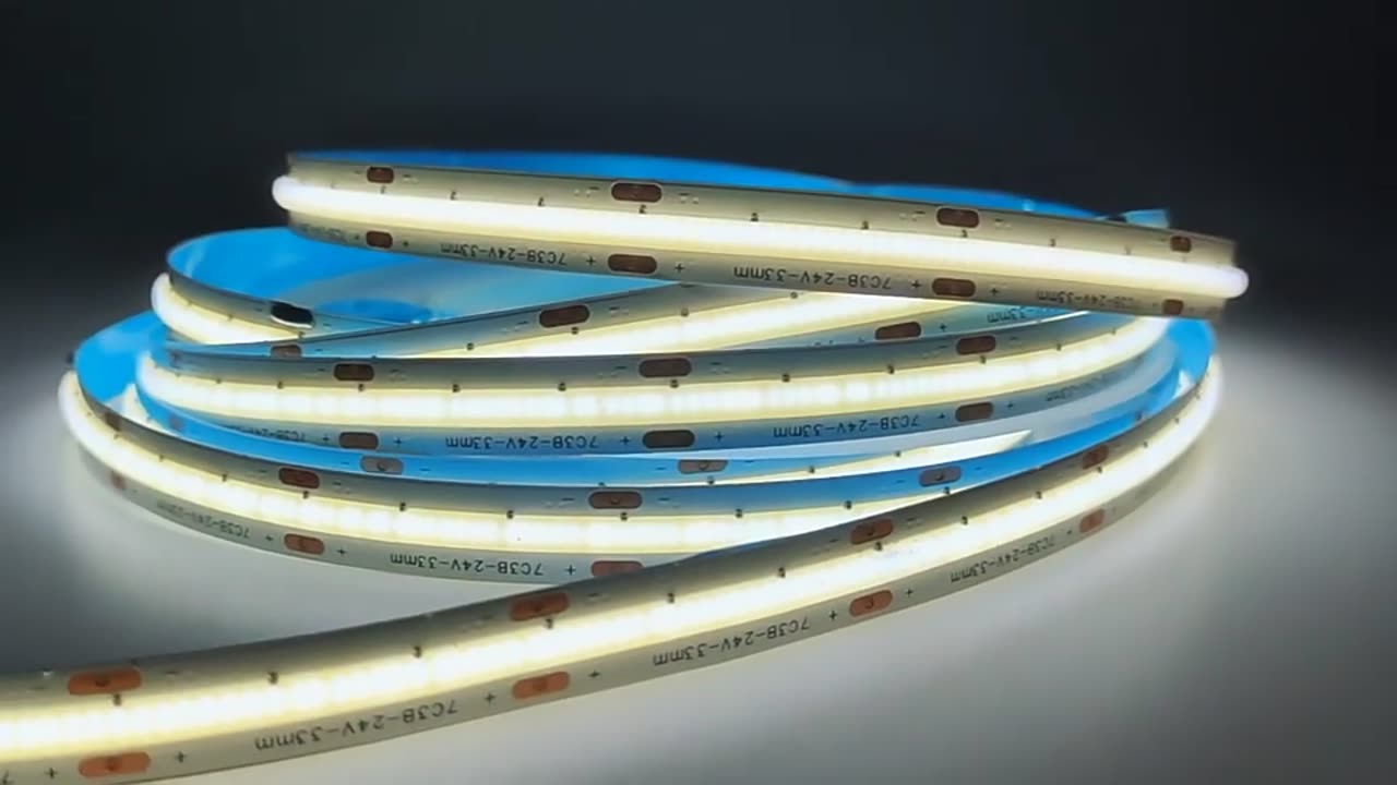 Dc24v 630leds 10mm Ip20 14w/m Ip20 White Flexible Cob Led Strip Light