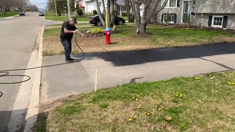 Professional Asphalt Spray Sealing: “The Tiny White Shed One” Top Coats Pavement Maintenance