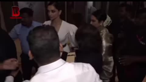 Deepika Padukone and Rekha spotted at one party