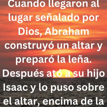 "Le Sacrifice d'Isaac : Genèse 22:9"