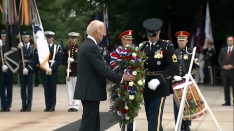 President Joe Biden leads tributes for fallen heroes on memorial