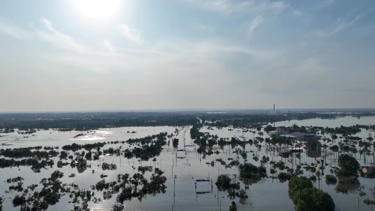 Kherson region, Ukraine drowned. #RussiaIsATerroristState #WarInUkraine