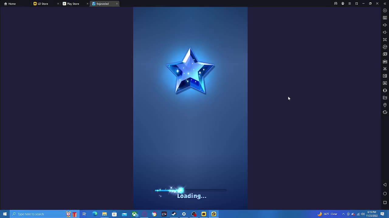 Bejeweled Stars